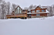 Ski-In/Ski-Out Log Cabin on Great Eastern Trail | Hot Tub, Sauna, Game Room