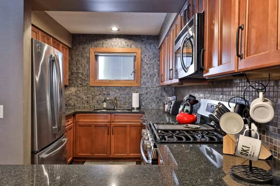 Ski-In/Ski-Out Sunrise Village Condo | 2BR, Fireplace, Pool - Image 4