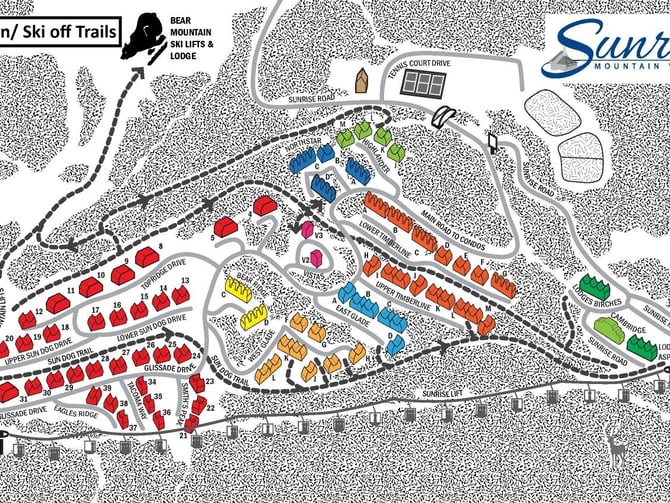 Sunrise Mountain Village Map