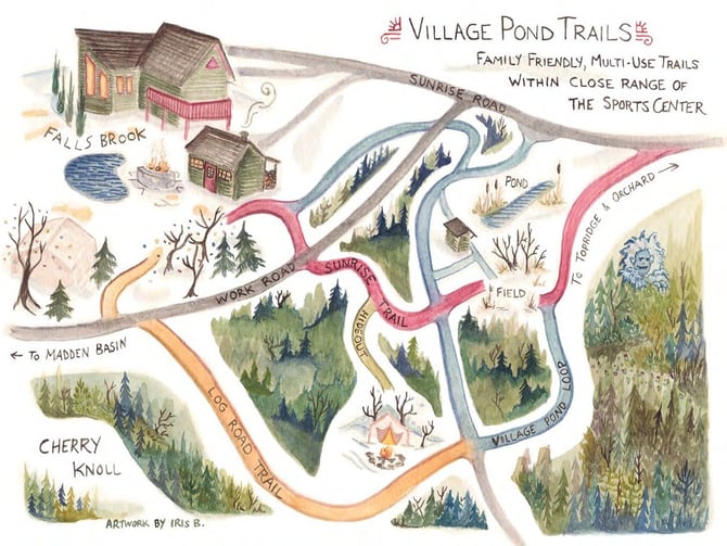 Village Pond Trails Map