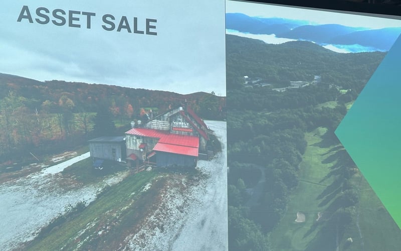 Asset Sale: Wobbly Barn and aerial mountain views